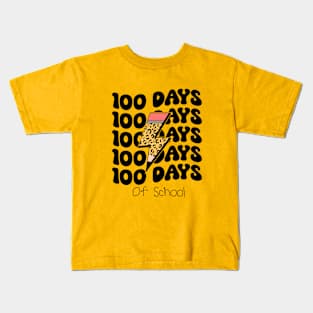 100 Days Of School Kids T-Shirt